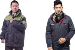棉服工作服定做首選黃紫服飾！