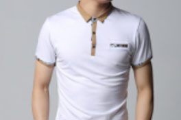 翻領(lǐng)t恤衫怎樣搭配才好看，黃紫服飾教您