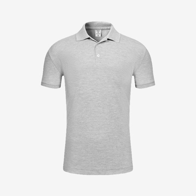 滌棉短袖翻領T恤衫定做