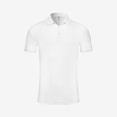 滌棉短袖翻領T恤衫定做