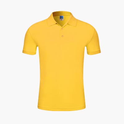 滌棉短袖翻領T恤衫定做